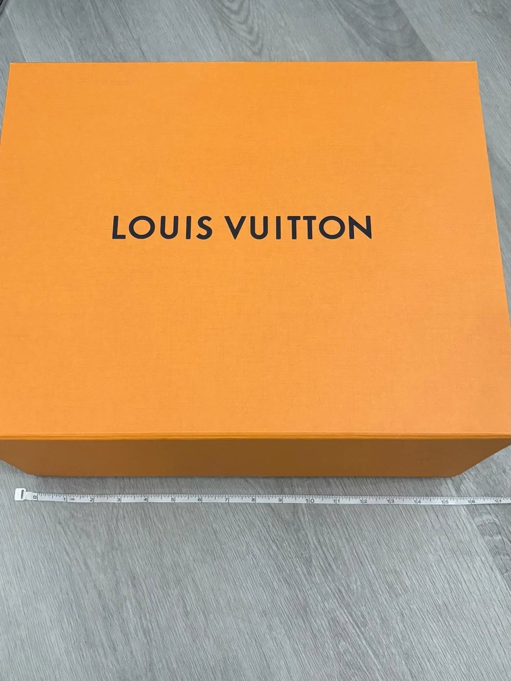Louis Vuitton Bright Orange Logo Gift Box